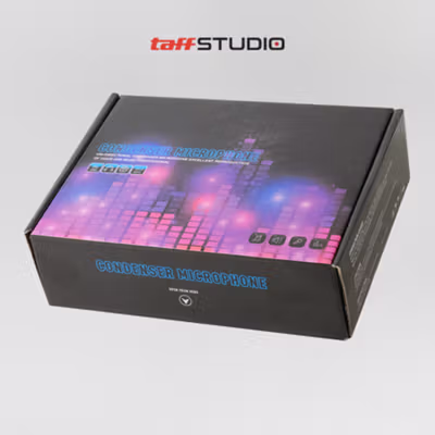 TaffSTUDIO Mikrofon Kondenser XLR Condenser Microphone Studio Podcast - BM-700 - Black — gambar 5