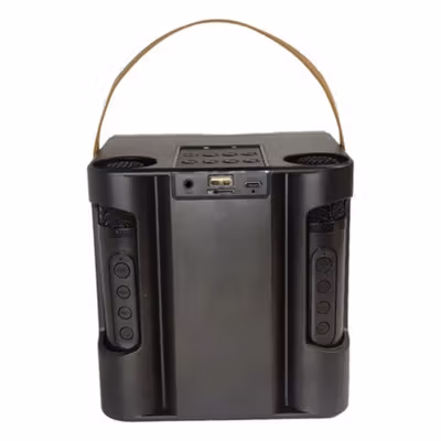Vocay Speaker Bluetooth Portable Karaoke with Wireless Microphone - WJ-A836 - Black — gambar 5