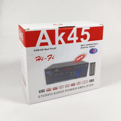 ZUIDID Audio Amplifier Bluetooth Stereo USB 2.0 Channel with Remote - AK45 - Black — gambar 5