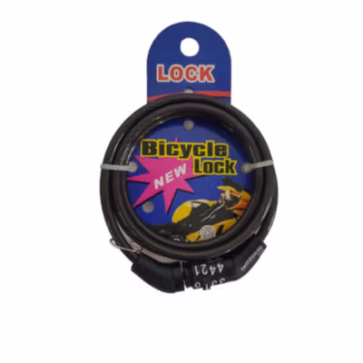TaffGUARD Kunci Gembok Sepeda Kabel Waterproof Password 4 Digit 1M - GT32 - Black — gambar 5