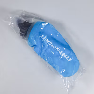TaffSPORT Botol Minum Lipat Soft Flask Foldable Water Bottle TPU 500ml - TFB-50 - Blue — gambar 5