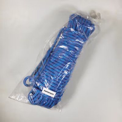 TaffSPORT Tali Paracord Panjat Tebing Climbing Rope Steel Buckle 10mm Panjang 30M - 24KN - Blue — gambar 5