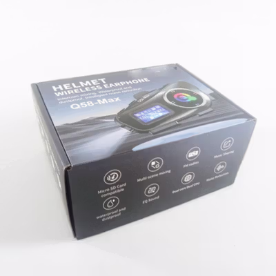 EG Intercom Helm Bluetooth Headset 2 Riders Bahasa Indonesia 1000mAh - Q58-Max - Black — gambar 5