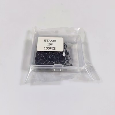 TaffSPORT Kail Pancing Ikan Barbed Fishing Hook Carbon Steel 100 PCS No 10 - IS300 - Black — gambar 5