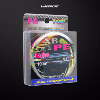 TaffSPORT Senar Pancing PE 8 Braided Strand Fishing Line 100 M 0.4 - X8 - No Color — gambar 5