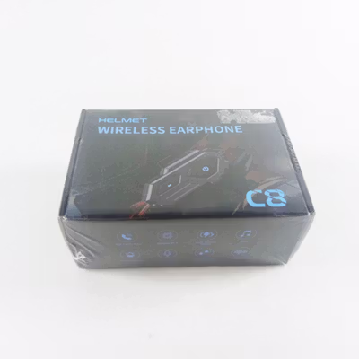 VR Robot Headset Helm Bluetooth Handsfree Call IP65 1000mAh - C8 - Black — gambar 5