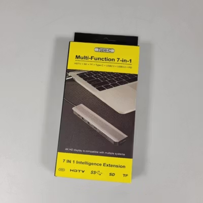 IPHub USB Type-C Hub Adaptor HDMI USB 3.0 USB Type C - YG-2121 - Gray — gambar 5
