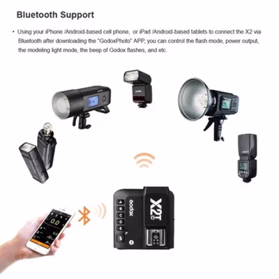 Godox Wireless Camera Flash Trigger Bluetooth 2.4GHz for Kamera Canon - X2T-C TTL - Black — gambar 5