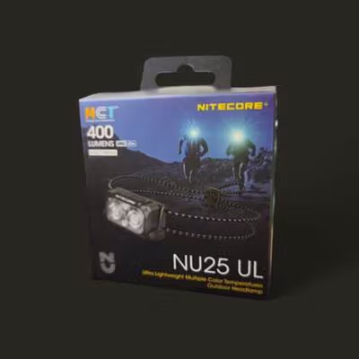 NITECORE Senter Kepala Headlamp LED 3in1 Color 700 mAh IP66 400 Lumens - NU25 MCT UL - Black — gambar 5