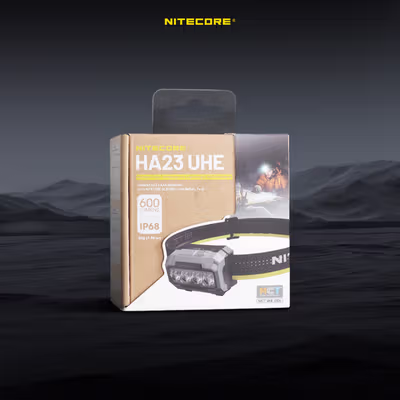 NITECORE Senter Kepala Headlamp LED MCT UHE 3in1 Color IP68 600 Lumens - HA23 UHE - Black — gambar 5