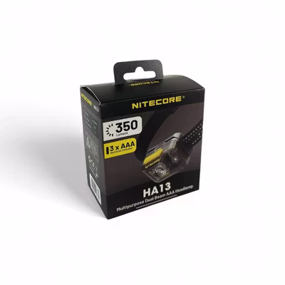 NITECORE Senter Kepala LED Headlamp Dual Beam Lightweight 350 Lumens - HA13 - Black — gambar 5