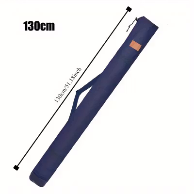 FISBAG Tas Pancing Joran Fishing Rod Bag Canvas Waterproof 1.3M - F-123 - Dark Blue — gambar 5